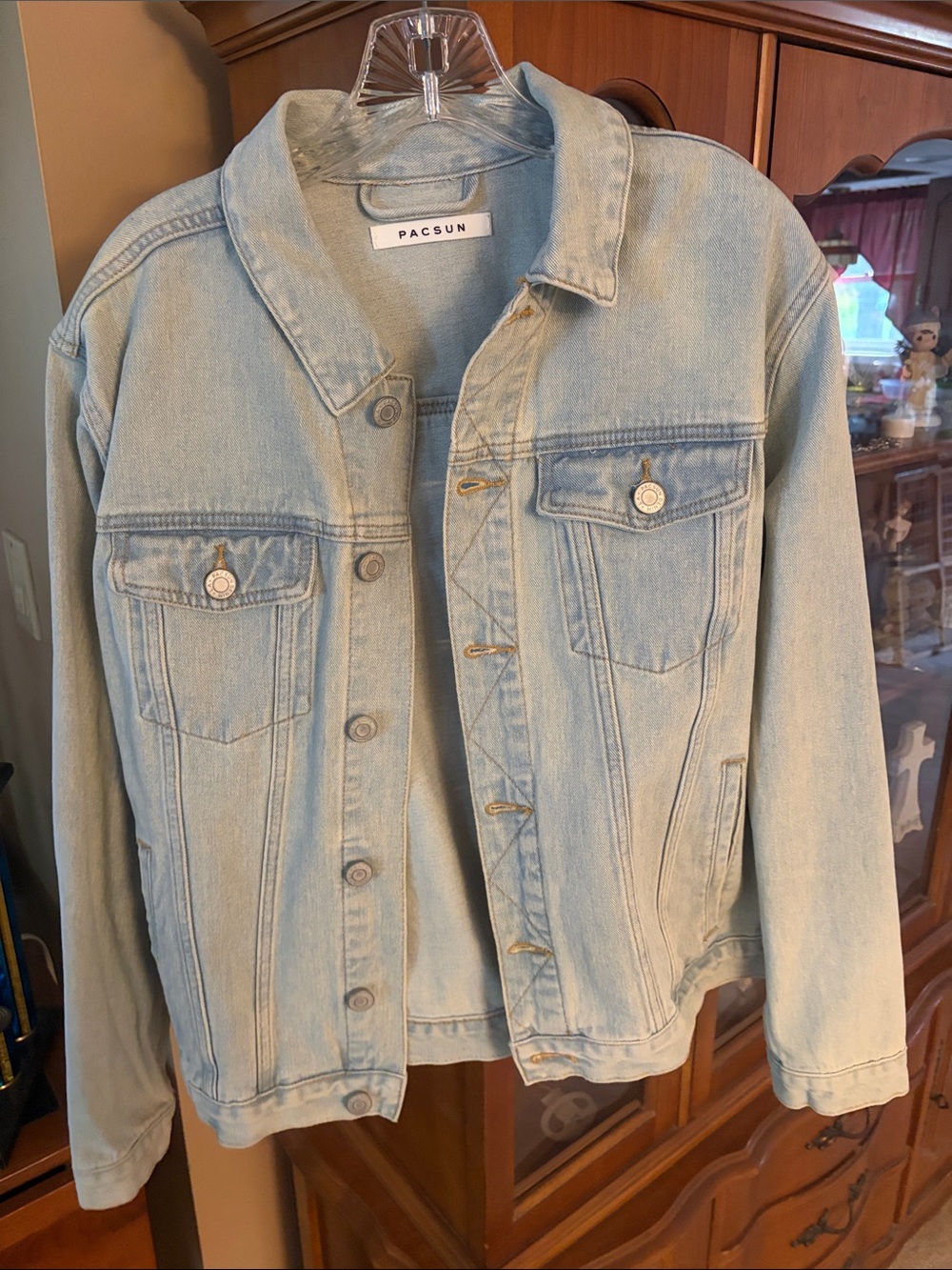 PacSun Light Blue Denim Jacket (Never Worn)